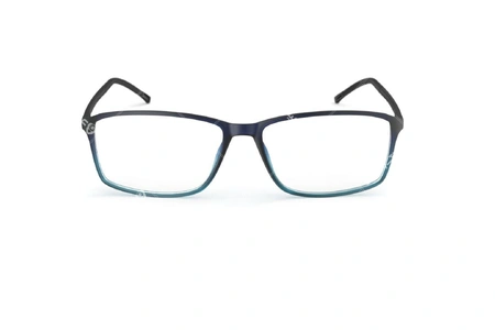 عینک طبی مستطیلی سیلوئت -2893 Silhouette SPX - مشکی آبی - عکاسی وحدت - زاویه روبرو