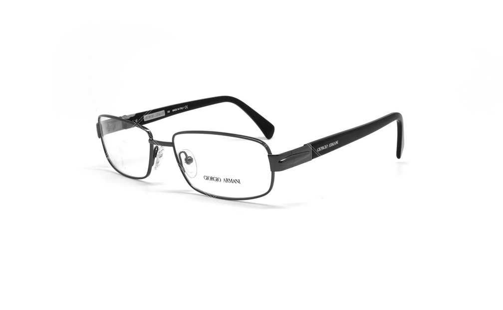 عینک طبی جورجیو آرمانی - GIORGIO ARMANI GA714 - مشکی - عکاسی وحدت - زاویه سه رخ 