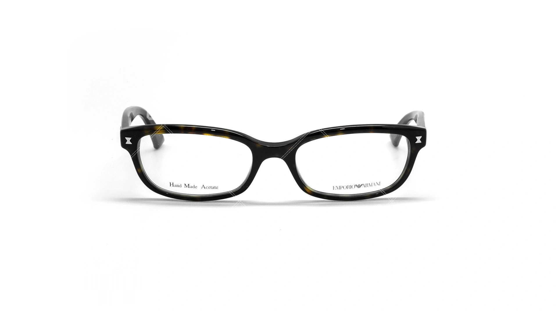 عینک طبی بیضی امپریو آرمانی - Emporio Armani EA9862 - مشکی هاوانا - عکاسی وحدت - زاویه روبرو