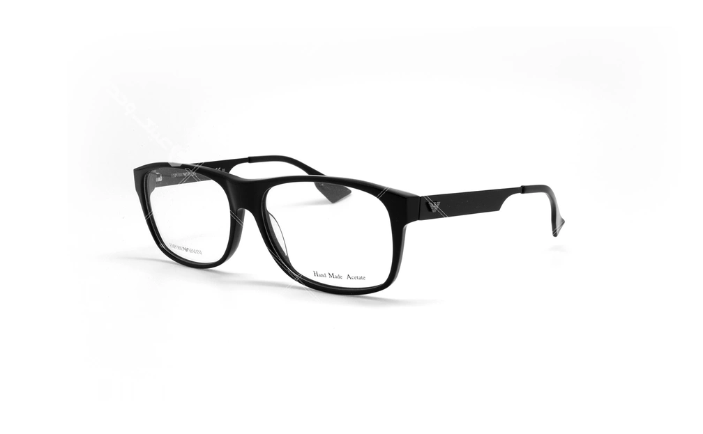 عینک طبی  مستطیلی امپریو آرمانی - Emporio Armani EA9680 - مشکی - عکاسی وحدت - زاویه سه رخ 