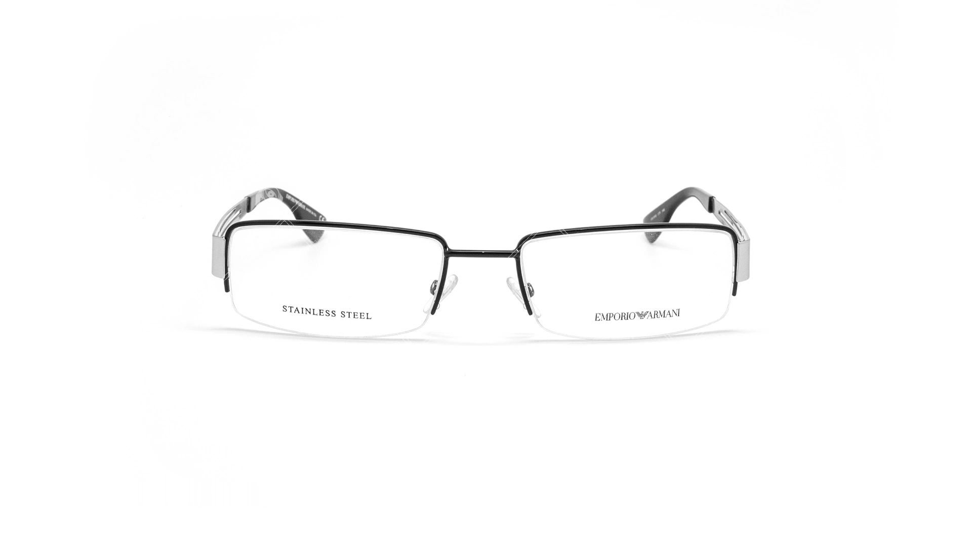 عینک طبی زیرگریف امپریو آرمانی - Emporio Armani EA9598 - مشکی سفید - عکاسی وحدت - زاویه روبرو