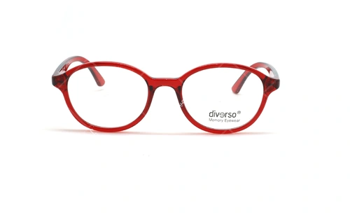 عینک طبی بچگانه دیورسو - DIVERSO DV1406 - قرمز - عکاسی وحدت - زاویه روبرو