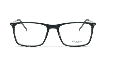 عینک طبی مستطیلی اوسه - Osse Os12037 - مشکی نقره ای - عکاسی وحدت - زاویه روبرو