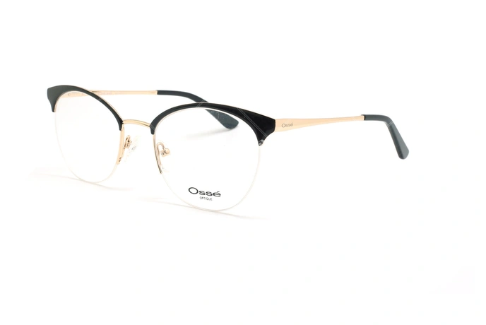 عینک طبی زیرگریف اوسه - Osse Os11901 - مشکی طلایی - عکاسی وحدت - زاویه سه رخ 