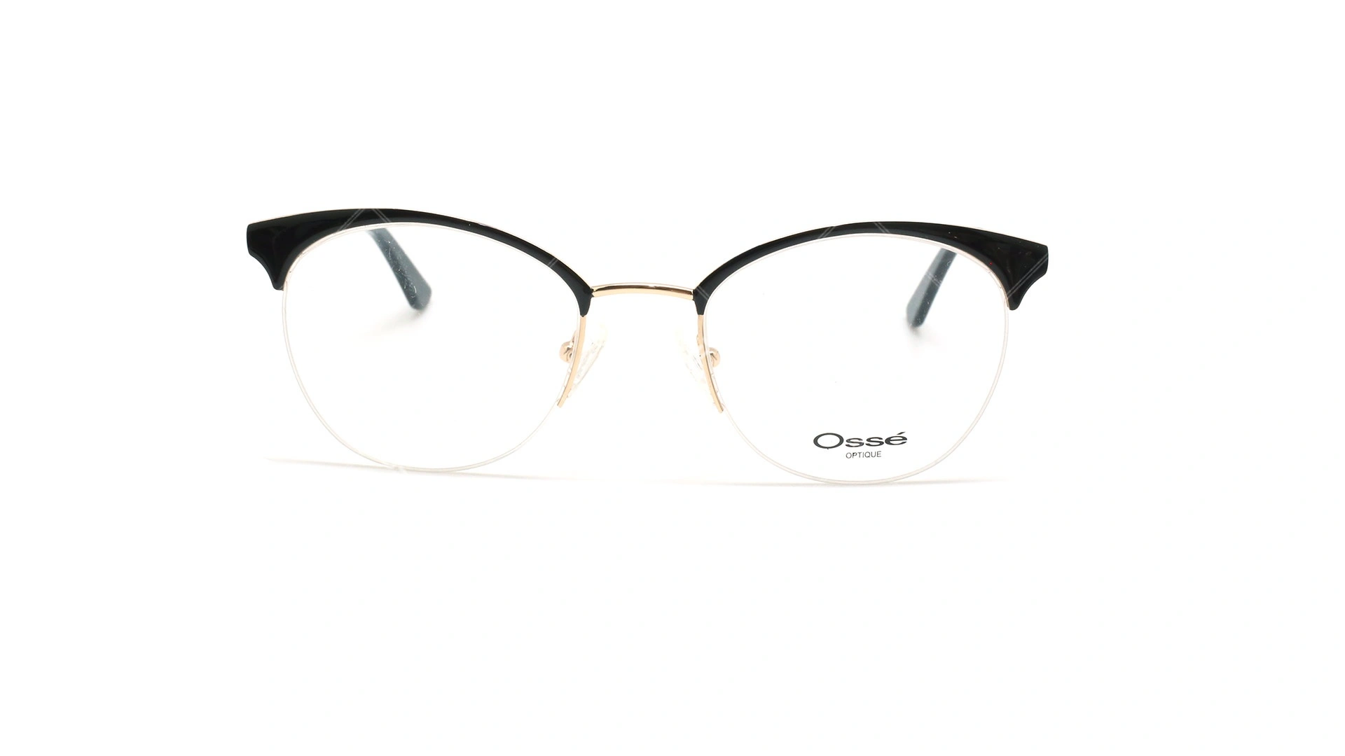 عینک طبی زیرگریف اوسه - Osse Os11901 - مشکی طلایی - عکاسی وحدت - زاویه روبرو