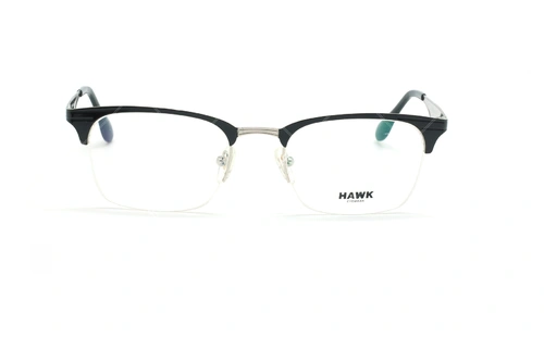 عینک طبی زیرگریف هاوک - HAWK HW7175 - مشکی - عکاسی وحدت - زاویه روبرو
