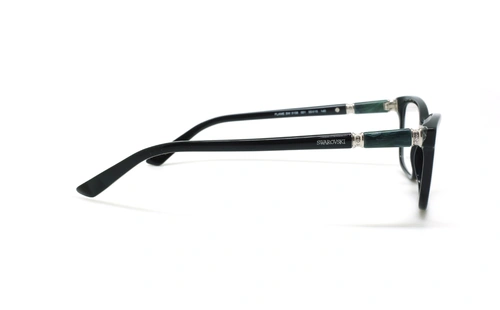 عینک طبی مستطیلی سواروسکی - Swarovski Elame SW5158- مشکی - عکاسی وحدت - زاویه کنار