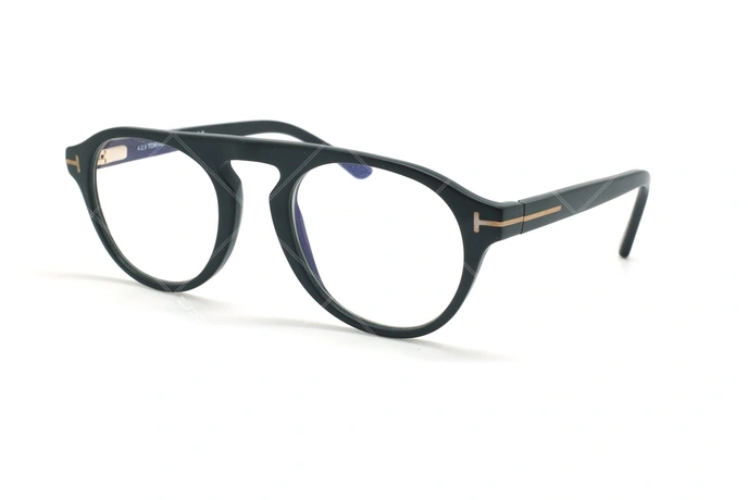 عینک طبی رویه دار تام فورد - TOM FORD TF5533-B - مشکی - عکاسی وحدت - زاویه سه رخ