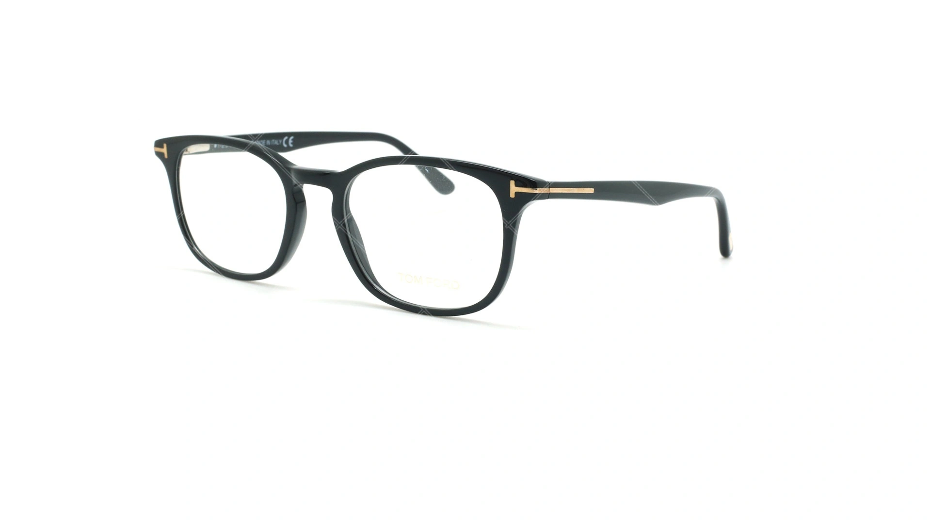 عینک طبی مربعی تام فورد - TOM FORD TF5505 - مشکی - عکاسی وحدت - زاویه سه رخ