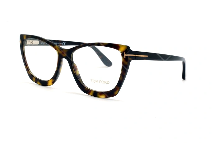 عینک طبی گربه ای تام فورد - Tom Ford TF5520 - عکاسی وحدت - عکس زاویه سه رخ