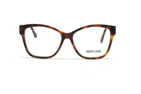 عینک طبی پروانه ای روبرتو کاوالی - ROBERTO CAVALLI RC5063  - قهوه ای هاوانا - عکاسی وحدت - زاویه روبرو
