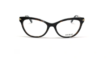 عینک طبی گربه ای گس - GUESS GU2683 - قهوه ای هاوانا - عکاسی وحدت - زاویه روبرو