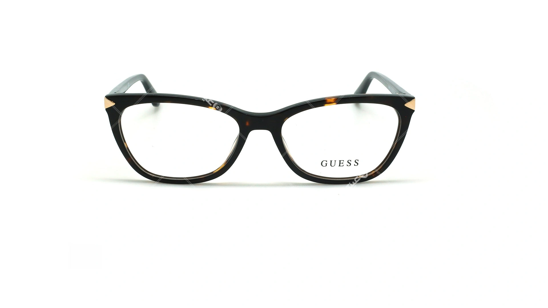 عینک طبی گربه ای گس - GUESS GU2668 - قهوه ای هاوانا - عکاسی وحدت - زاویه روبرو