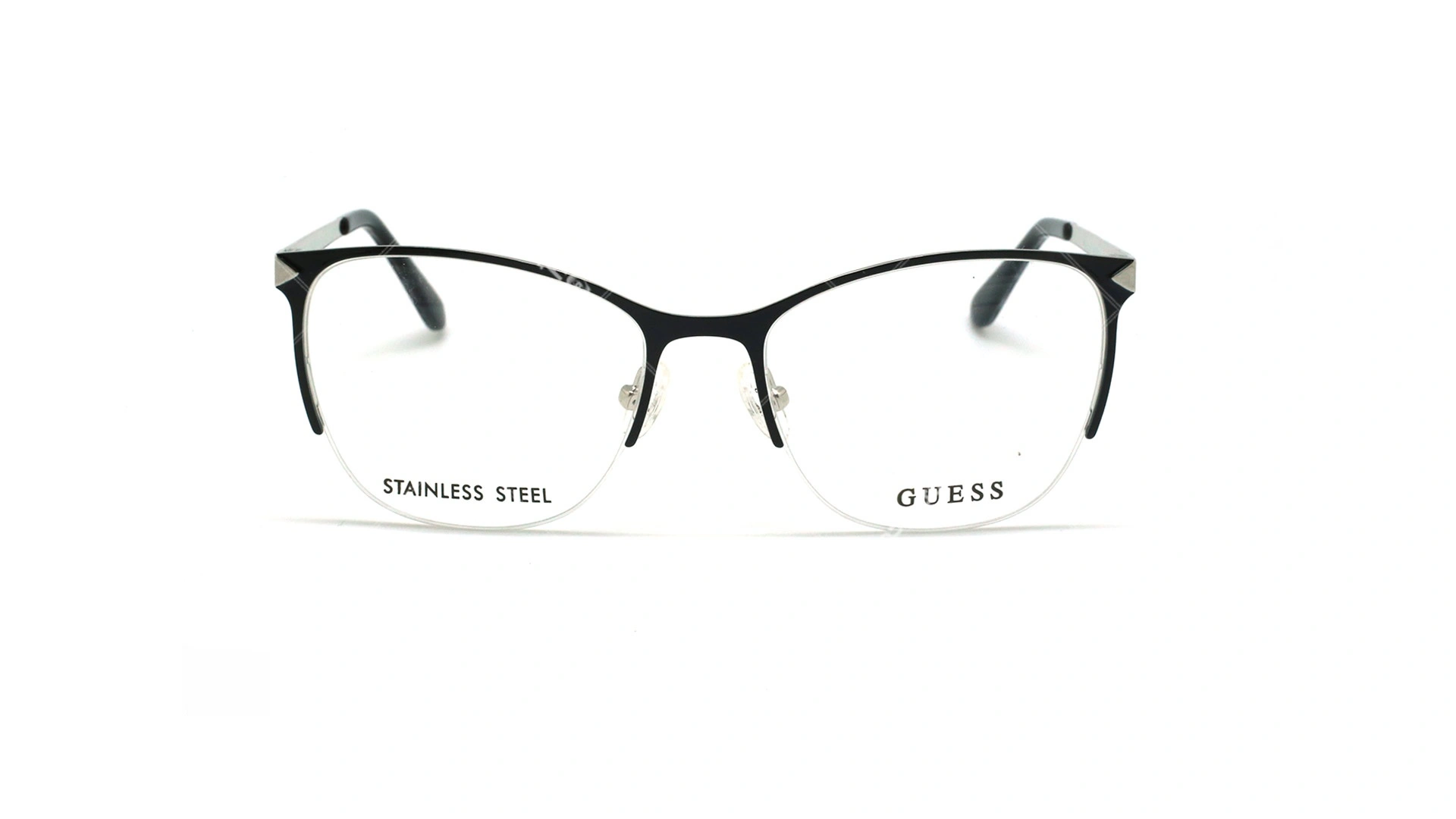 عینک طبی گربه ای گس - GUESS GU2666 - مشکی - عکاسی وحدت - زاویه روبرو