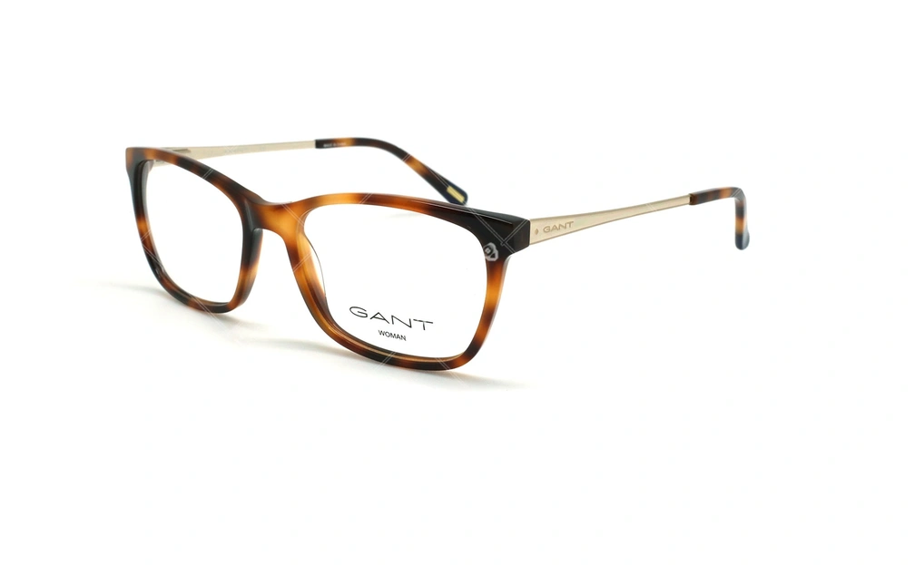 عینک طبی گربه ای گانت -GANT GA4083 - قهوه ای هاوانا - عکاسی وحدت - زاویه سه رخ 