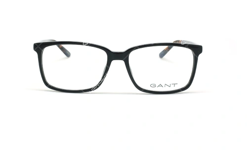 عینک طبی مستطیلی گانت -GANT GA3165 - مشکی قهوه ای هاوانا  - عکاسی وحدت - زاویه  روبرو