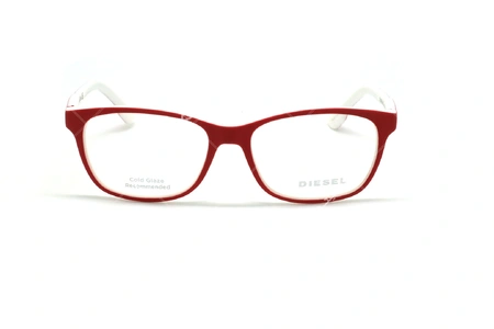 عینک طبی مستطیلی دیزل - DIESEL DL5226 - قرمز - عکاسی وحدت - زاویه روبرو