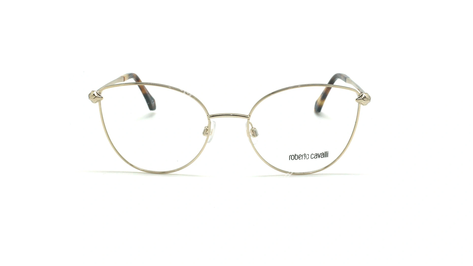 عینک طبی گربه ای روبرتو کاوالی - ROBERTO CAVALLI LUCIGNENO RC5065 - نقره ای - عکاسی وحدت - زاویه روبرو