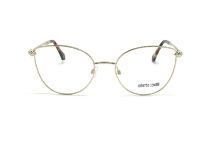 عینک طبی گربه ای روبرتو کاوالی - ROBERTO CAVALLI LUCIGNENO RC5065 - نقره ای - عکاسی وحدت - زاویه روبرو