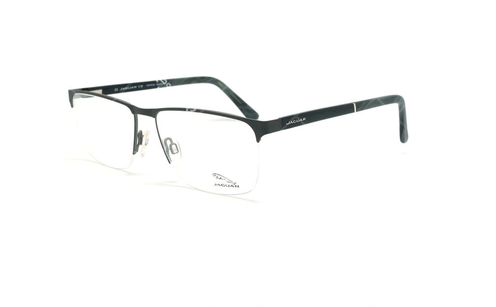 عینک طبی زیرگریف جگوار JAGUAR 33089 - مشکی - عکاسی وحدت - زاویه سه رخ 
