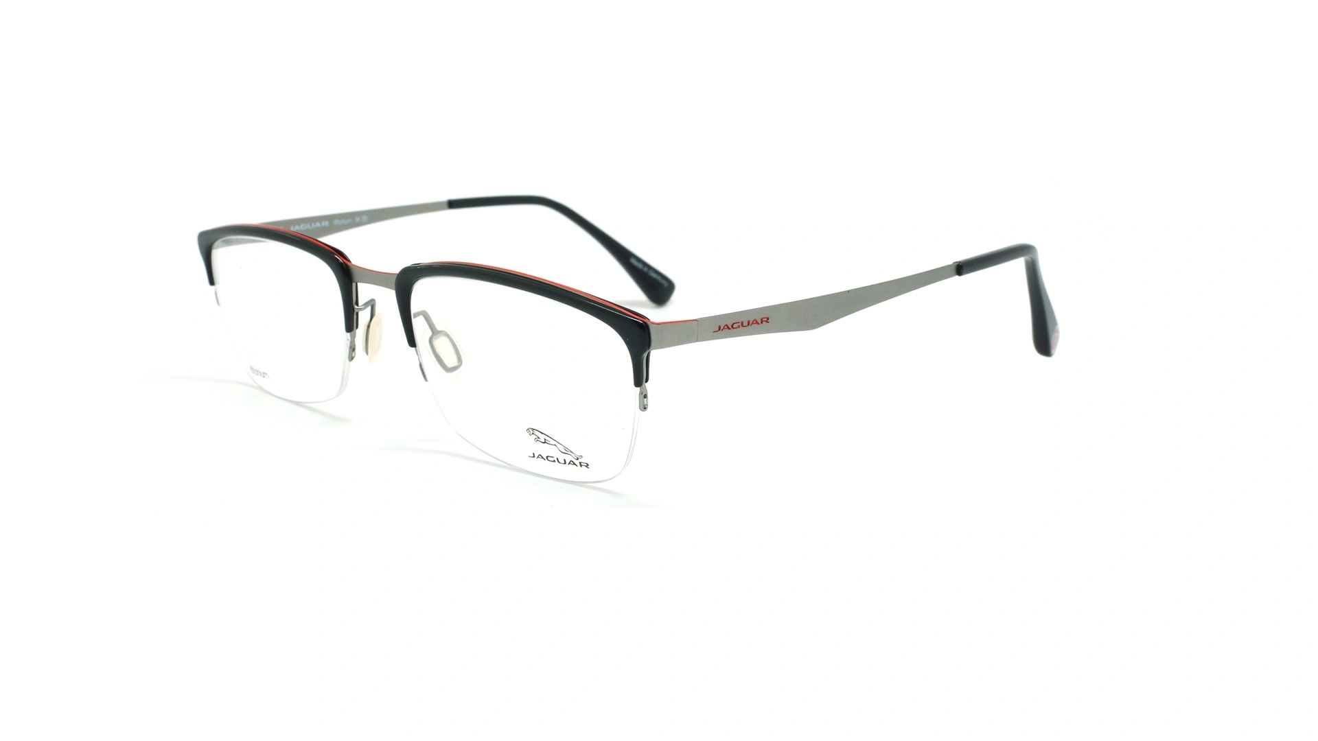 عینک طبی زیرگریف جگوار JAGUAR 39511 - مشکی - عکاسی وحدت - زاویه سه رخ 