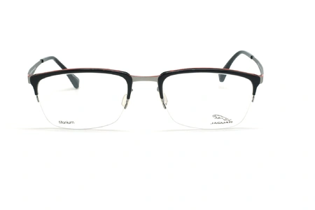 عینک طبی زیرگریف جگوار JAGUAR 39511 - مشکی - عکاسی وحدت - زاویه روبرو