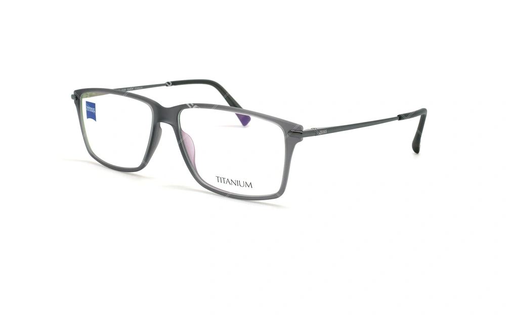 عینک طبی تیتانیوم زایس ZEISS ZS20010 - طوسی - عکاسی وحدت - زاویه سه رخ 