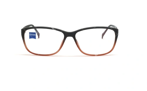 عینک طبی کائوچویی زایس ZEISS ZS10005 - مشکی قرمز - عکاسی وحدت - زاویه روبرو