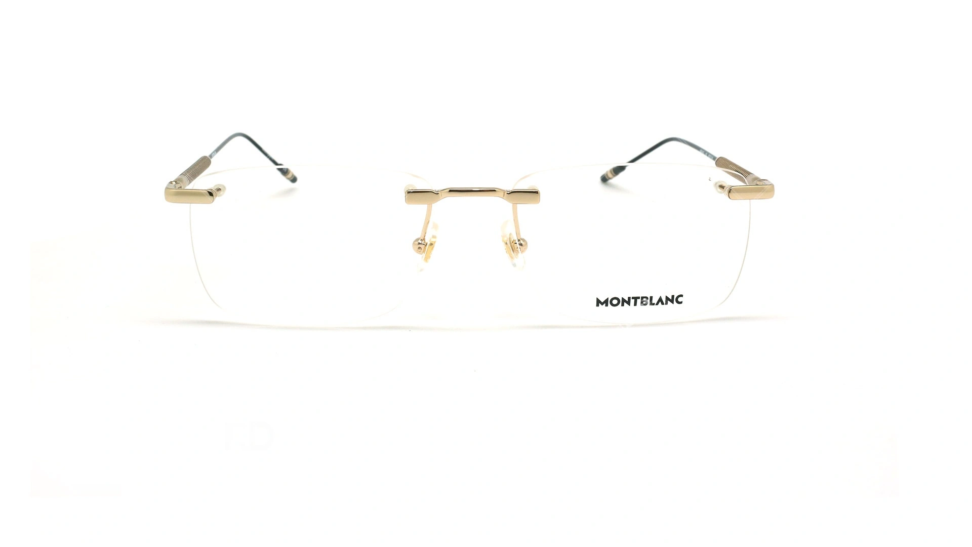 عینک طبی گریف مون بلان - MONTBLANC MB0049O - طلایی - عکاسی وحدت - زاویه روبرو