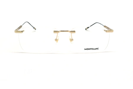 عینک طبی گریف مون بلان - MONTBLANC MB0049O - طلایی - عکاسی وحدت - زاویه روبرو