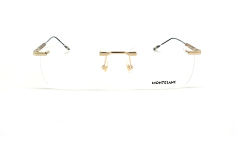 عینک طبی گریف مون بلان - MONTBLANC MB0049O - طلایی - عکاسی وحدت - زاویه روبرو