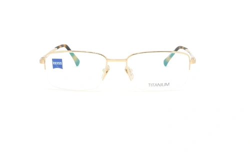عینک طبی زیرگریف زایس - ZEISS ZS40009 - طلایی - عکاسی وحدت - زاویه روبرو