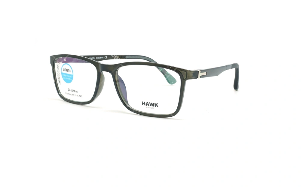 عینک طبی کائوچویی هاوک - HAWK HW7096 - عکاسی وحدت - عکس زاویه سه رخ