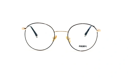 عینک طبی فلزی هاک - HAWK HW 7233 - عینک وحدت - عکس زاویه روبرو