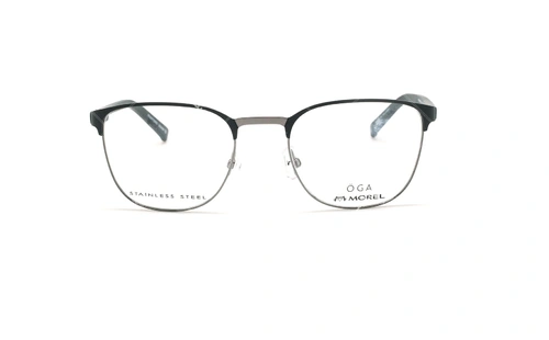 عینک طبی  اگا - OGA 101006O - مشکی نقره ای- - عکاسی وحدت - زاویه سه رخ
