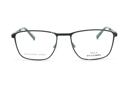 عینک طبی مستطیلی اگا - OGA 10116O - مشکی - عکاسی وحدت - زاویه روبرو