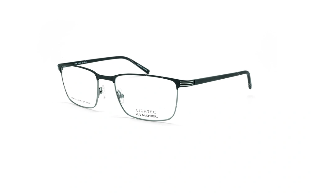 عینک طبی لایتک -  LIGHTEC 30128L - عکاسی وحدت - مشکی - عکس زاویه سه رخ
