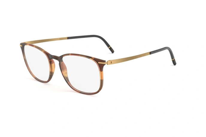 عینک طبی SPX سیلوئت - Silhouette SPX 2920- رنگ قهوه ای - عکاسی وحدت - عکس زاویه سه رخ