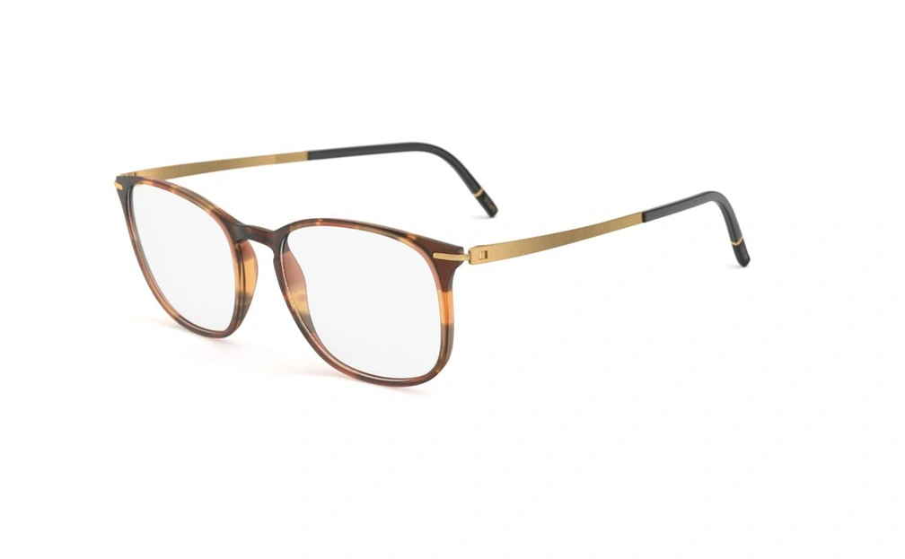 عینک طبی SPX سیلوئت - Silhouette SPX 2920- رنگ قهوه ای - عکاسی وحدت - عکس زاویه سه رخ
