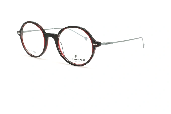 عینک طبی کائوچویی تی شارژ - T Charge T6130 - عکاسی وحدت - عکس زاویه سه رخ