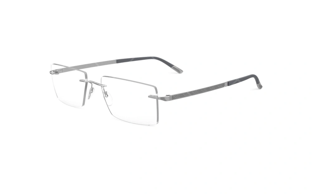 عینک طبی روکش طلا گریف سیلوئت - Silhouette 5528GN - عکاسیوحدت - عکس زاویه سه رخ