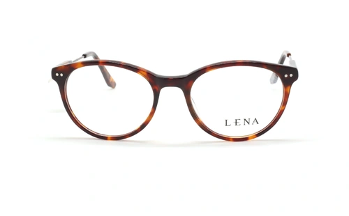 عینک طبی لنا - LENA LE375 - عکاسی وحدت - رنگ قهوه ای - عکس زاویه روبرو