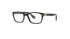 عینک طبی مستطیلی پرسول - PERSOL PO3012V  رنگ مشکی مات- عکس از زاویه سه رخ