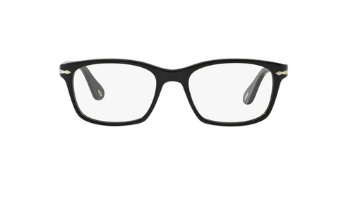 عینک طبی مستطیلی پرسول - PERSOL PO3012V  رنگ مشکی مات - عکس از زاویه روبرو