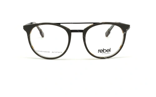 عینک طبی دو پل ربل - REBEL 70045R - رنگ فریم طوسی - عکاسی وحدت - عکس زاویه روبرو