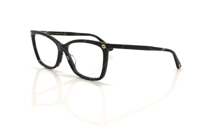 عینک طبی گربه ای گوچی - GUCCI GG0025O - عکاسی وحدت - عکس زاویه سه رخ