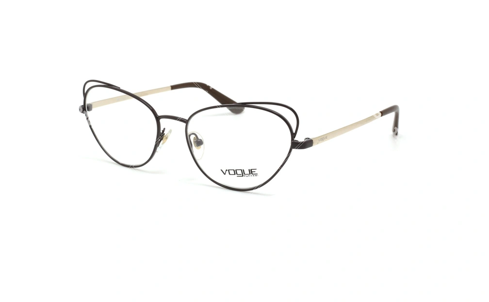 عینک گربه ای زنانه وگ - VOGUE VO4056 - رنگ مشکی و طلایی- عکاسی وحدت - عکس زاویه سه رخ