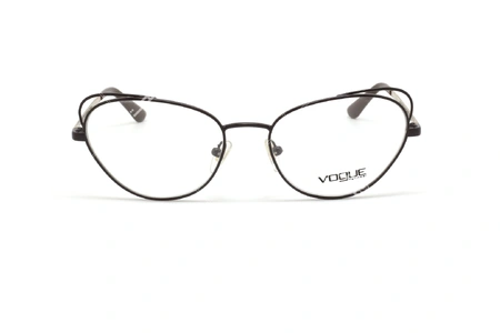 عینک گربه ای زنانه وگ - VOGUE VO4056 - رنگ مشکی و طلایی- عکاسی وحدت - عکس زاویه روبرو