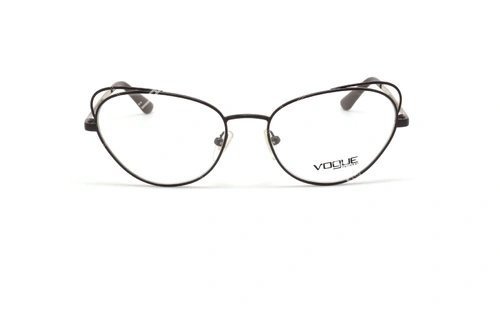 عینک گربه ای زنانه وگ - VOGUE VO4056 - رنگ مشکی و طلایی- عکاسی وحدت - عکس زاویه روبرو
