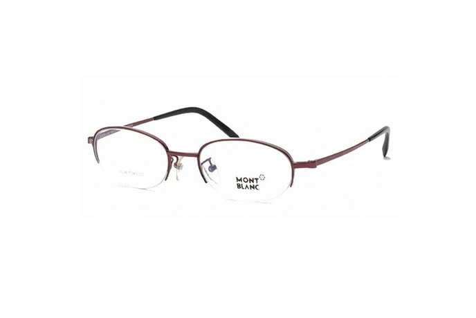 عینک طبی زیر گریف مونت بلانک - MONTBLANC MB95 - رنگ نقره ای - اپتیک وحدت - عکس زاویه سه رخ